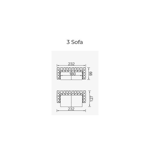 Giovanni - 3 seater